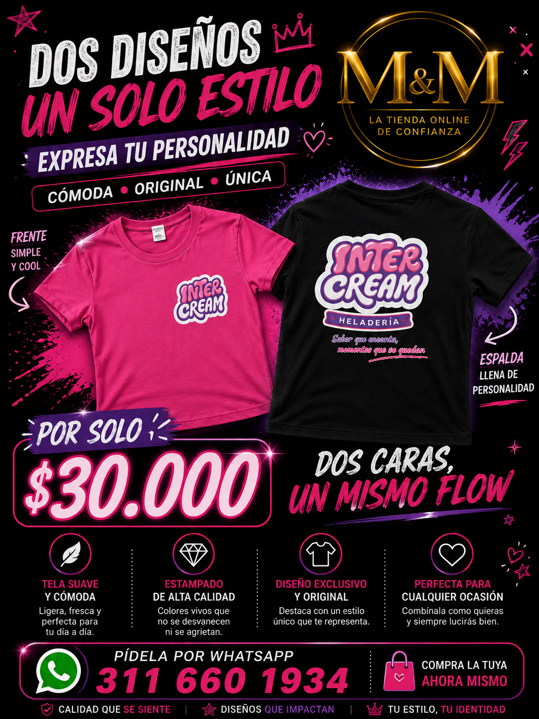 CAMISETA DAMA