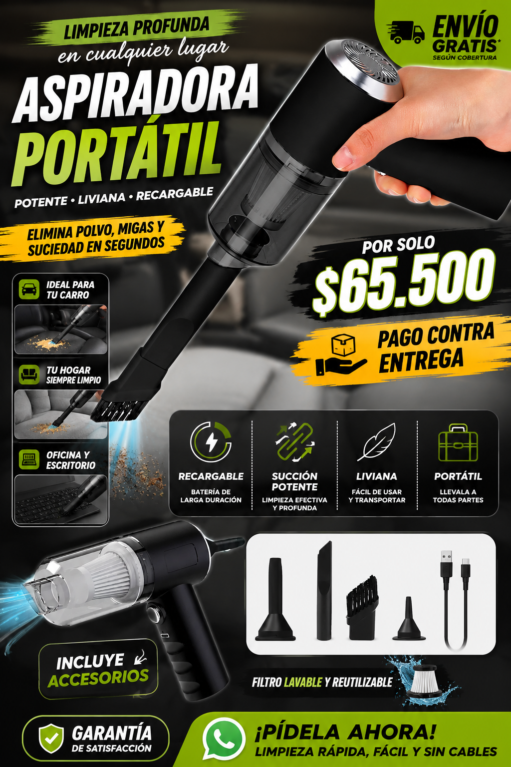 ASPIRADORA PORTATIL