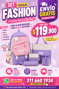 Set Escolar Fashion 5 en 1 con Peluche — Kit Completo